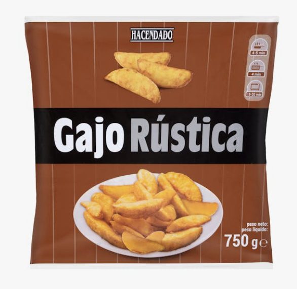 Patatas gajo rusticas Moncloa