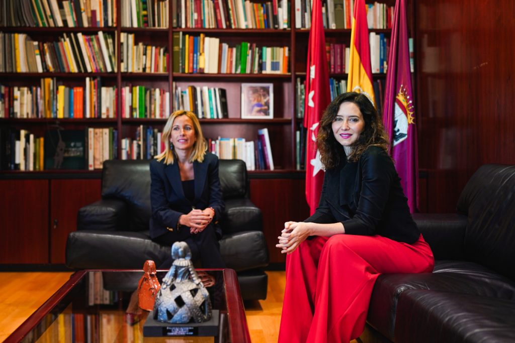 Rocío García Alcántara , alcaldesa de Alcobendas fue la anfitriona de Isabel Díaz Ayuso y el Consejo de Gobierno de la Comunidad de Madrid.