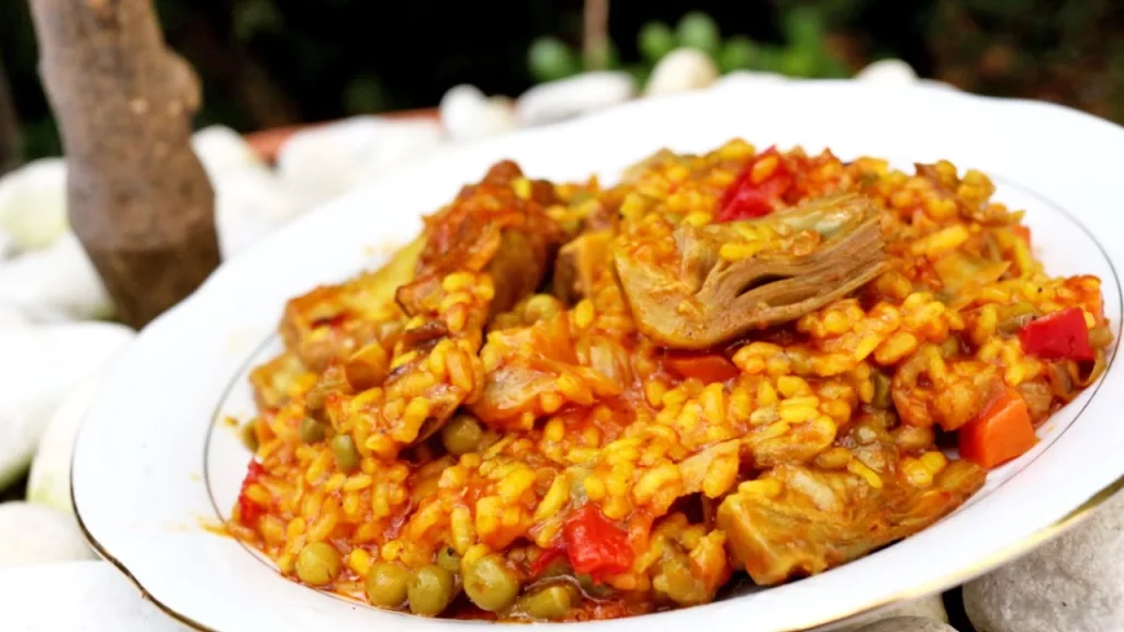 plato de arroz con costillas Moncloa