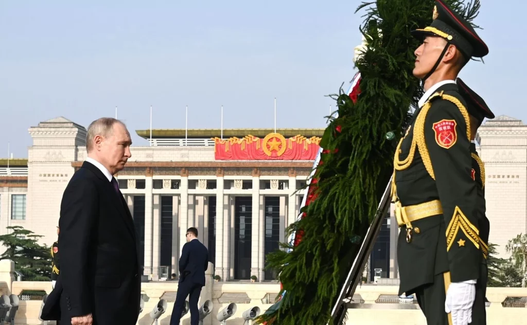 EuropaPress 5964765 handout 16 may 2024 china beijing russian president vladimir putin attends Moncloa