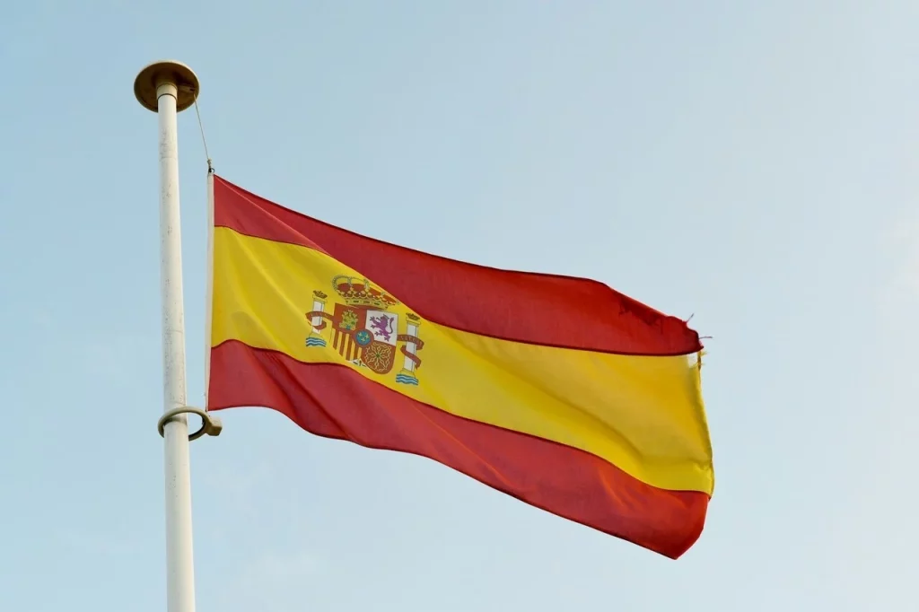 bandera de Espana Moncloa