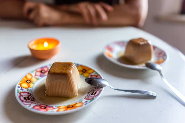 Receta del flan de avena en microondas o a baño María