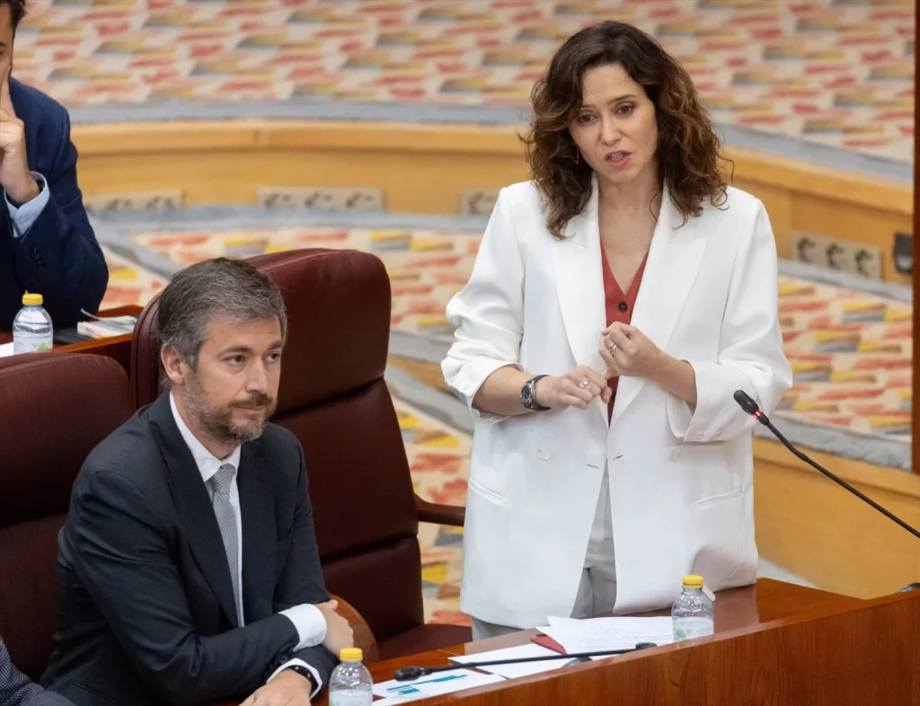 Isabel Díaz Ayuso, presidenta de la Comunidad de Madrid.