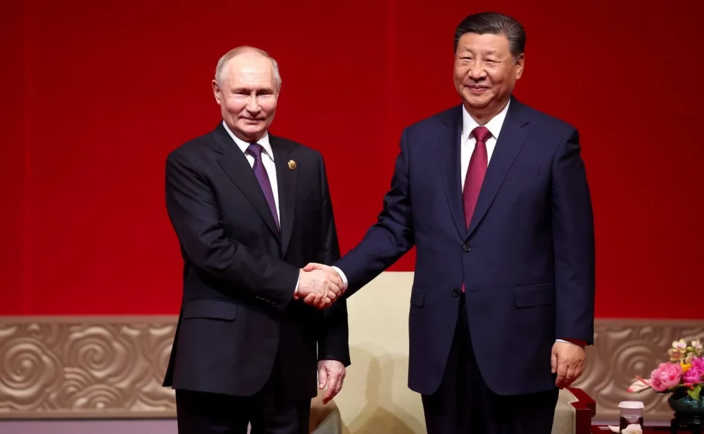 El presidente de China y Rusia.