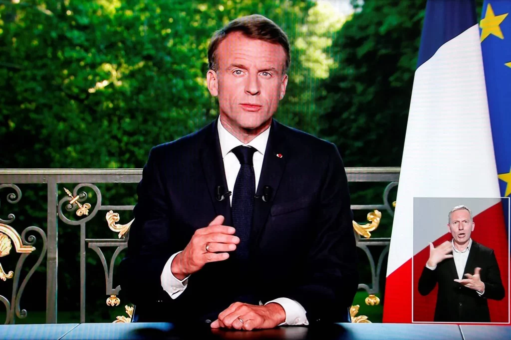 EuropaPress 6021385 screenshot 09 june 2024 france paris screen shot shows french president Moncloa