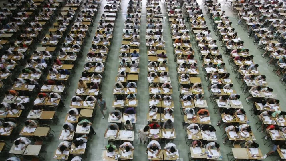 Por qué es tan complicado el examen en China 