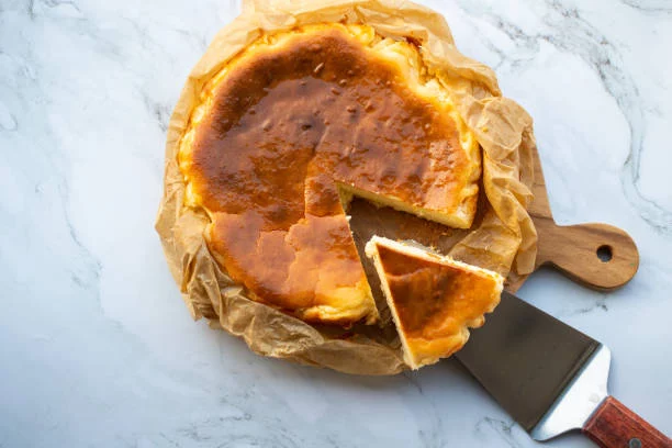 Preparación de la tarta de queso onfit