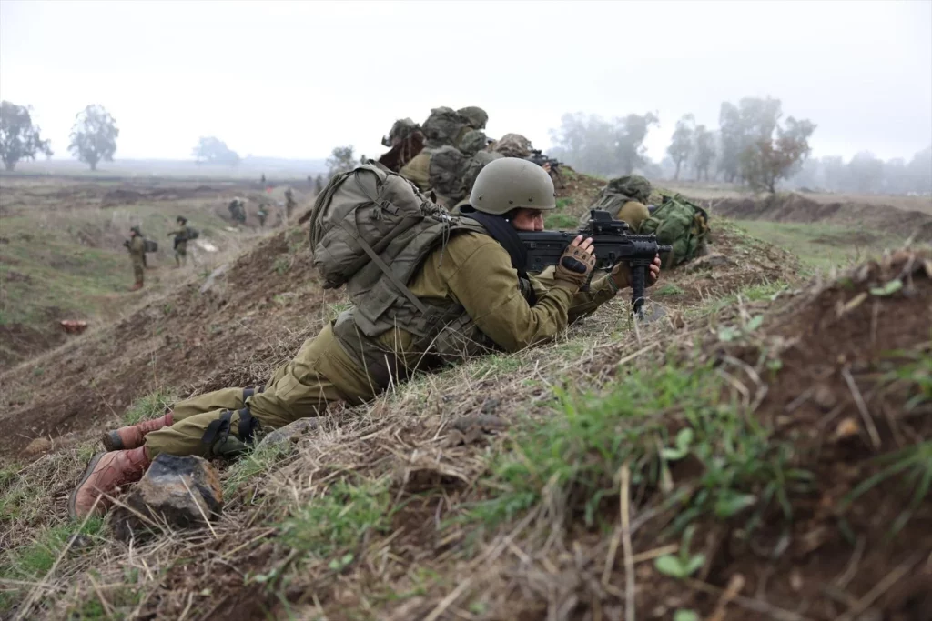 EuropaPress 5699276 golan heights dec 2023 israeli soldiers take part in military drill in Moncloa