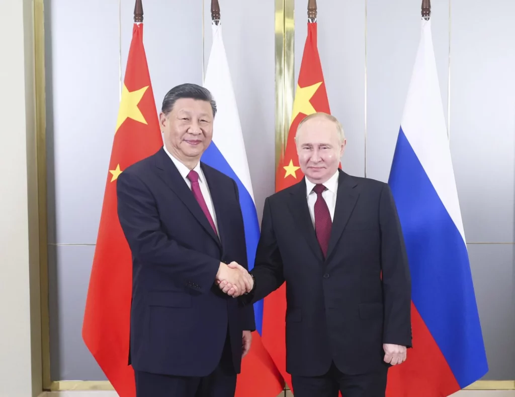 EuropaPress 6070087 imagen archivo presidente chino xi jinping junto vladimir putin astana 1 Moncloa