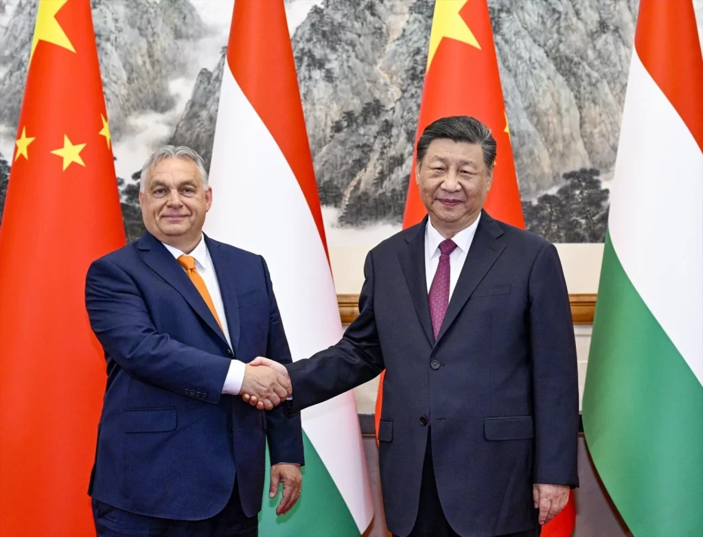 EuropaPress 6078241 beijing july 2024 chinese president xi jinping meets with hungarys prime Moncloa