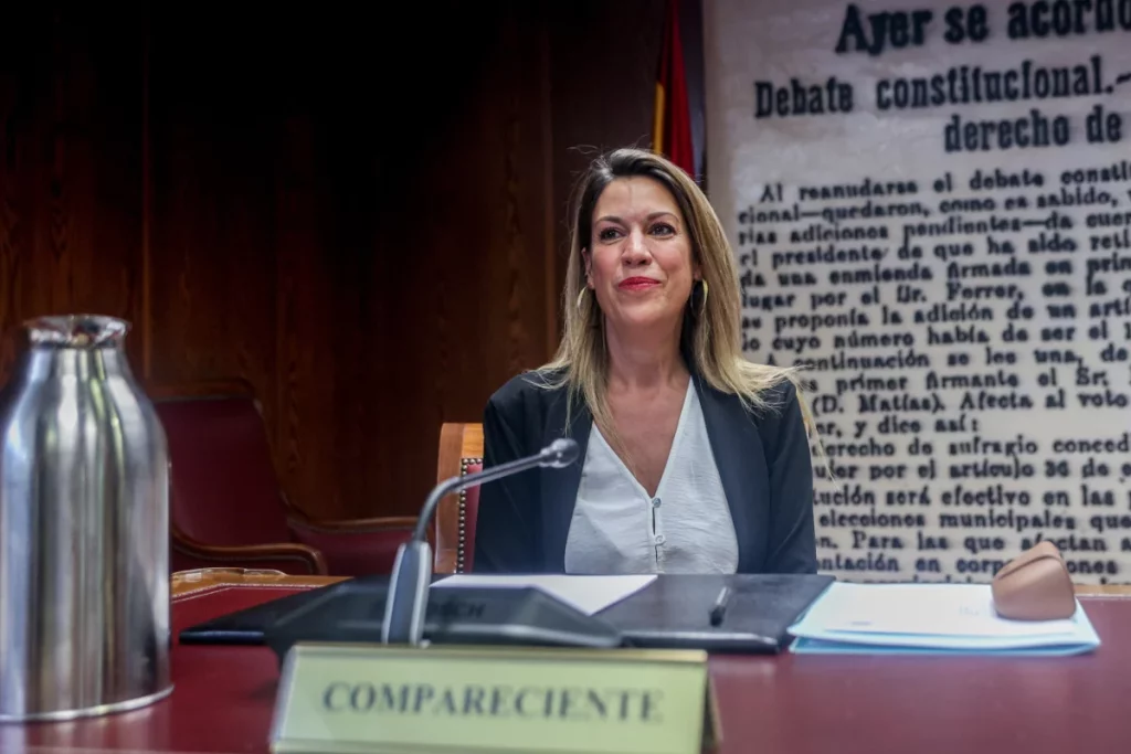 Leticia Lauffer, exdirectora de Wakalua, en la comisión del Caso Koldo en el Senado