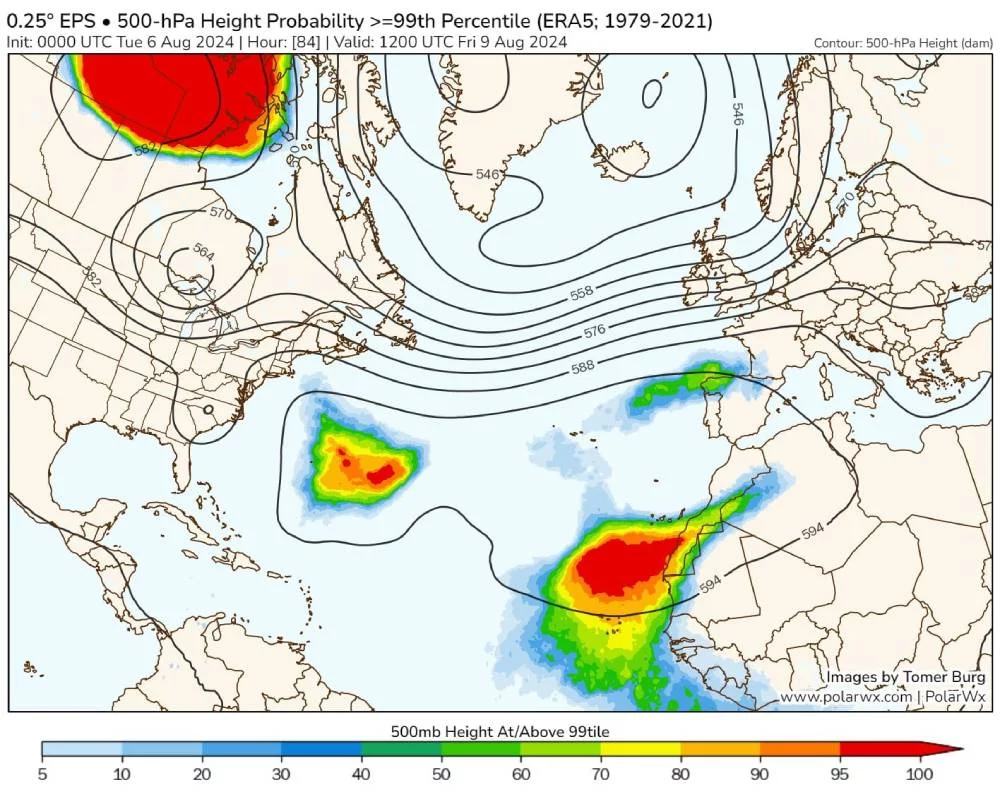 El fenómeno Debby llega a España: los efectos, según el especialista de la Aemet 