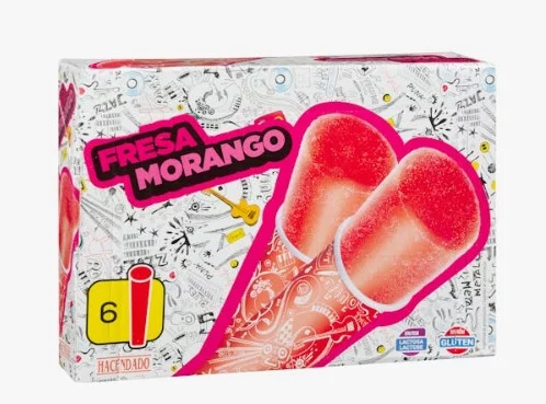 La frescura del sorbete de fresas de Mercadona