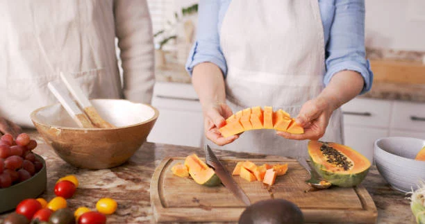 Cómo preparar la mousse de papaya con Thermomix