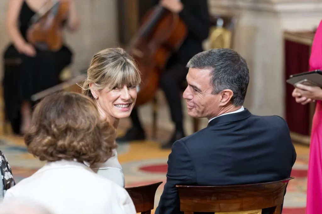 Begoña Gómez y Pedro Sánchez.