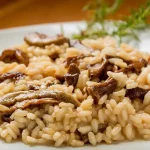 Receta de Risotto de setas, un plato típico del otoño