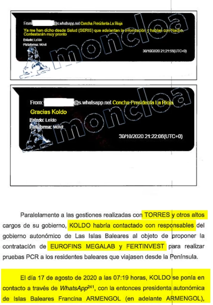 Armengol comienza Moncloa