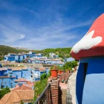 El curioso pueblo de Júzcar, el único de España pintado completamente de azul