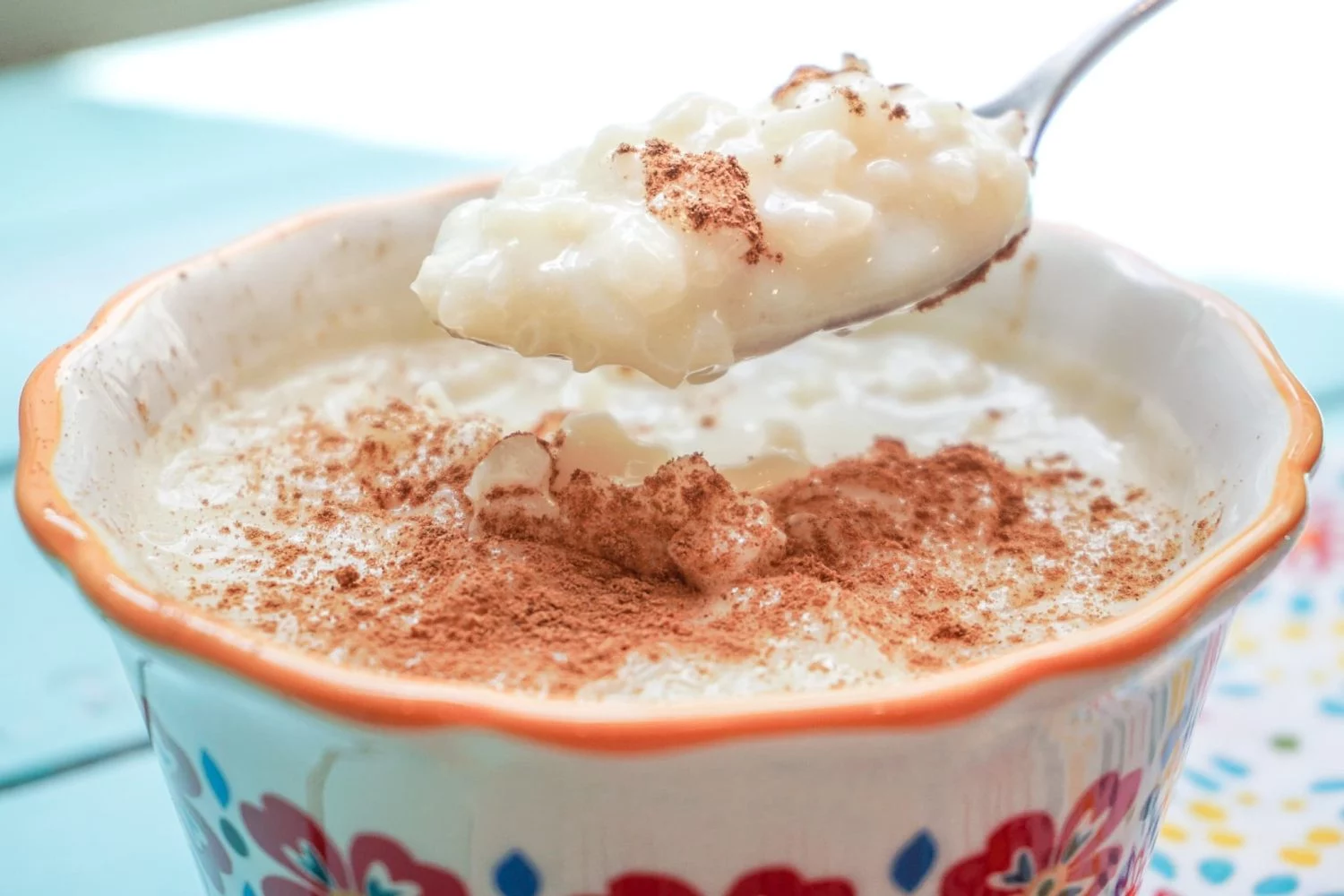 PREPARANDO EL ARROZ CON LECHE CON CREMA DE COCO