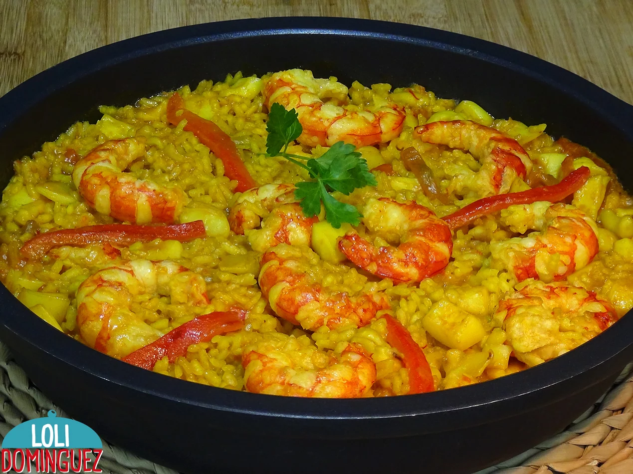 LOS INGREDIENTES CLAVE DEL ARROZ MELOSO GALLEGO CON GAMBAS Y SEPIA