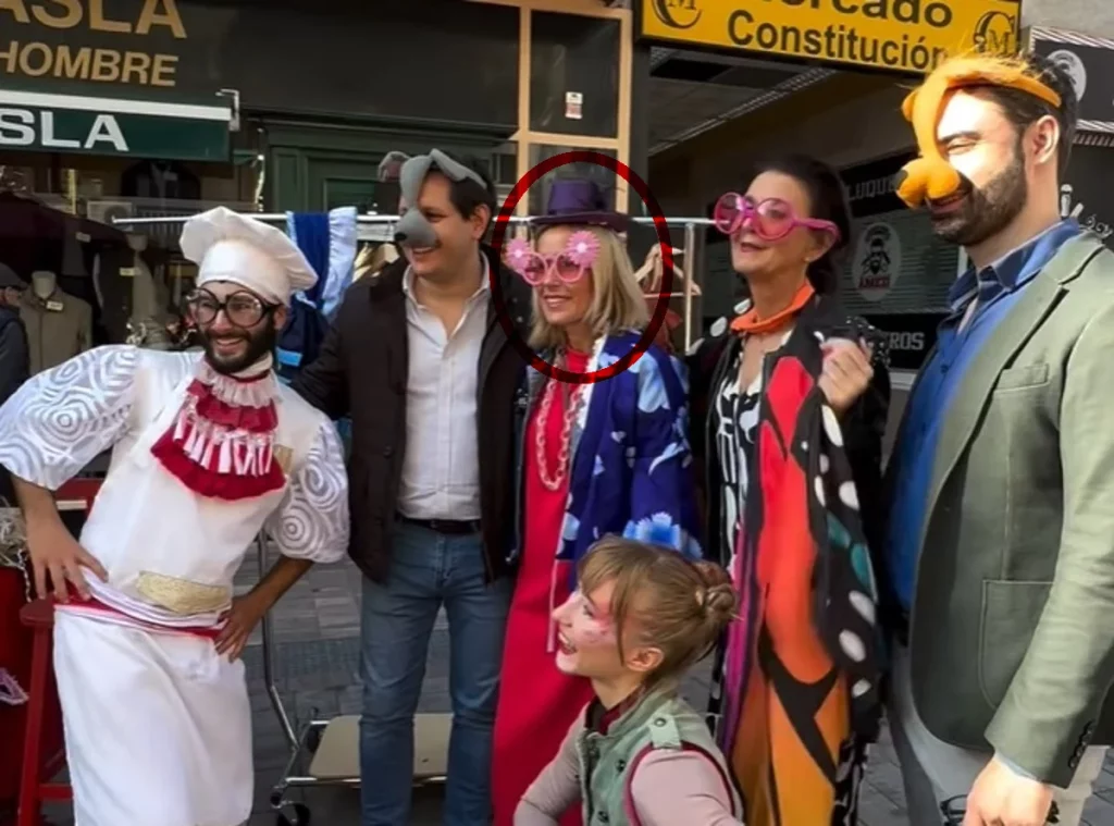 La alcaldesa de Alcobendas, Rocío García, muy pendiente de la fiesta 