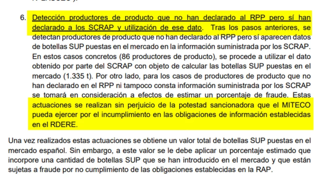 El Ministerio de Transición Ecológica no descarta imponer sanciones por las irregularidades en el reciclaje