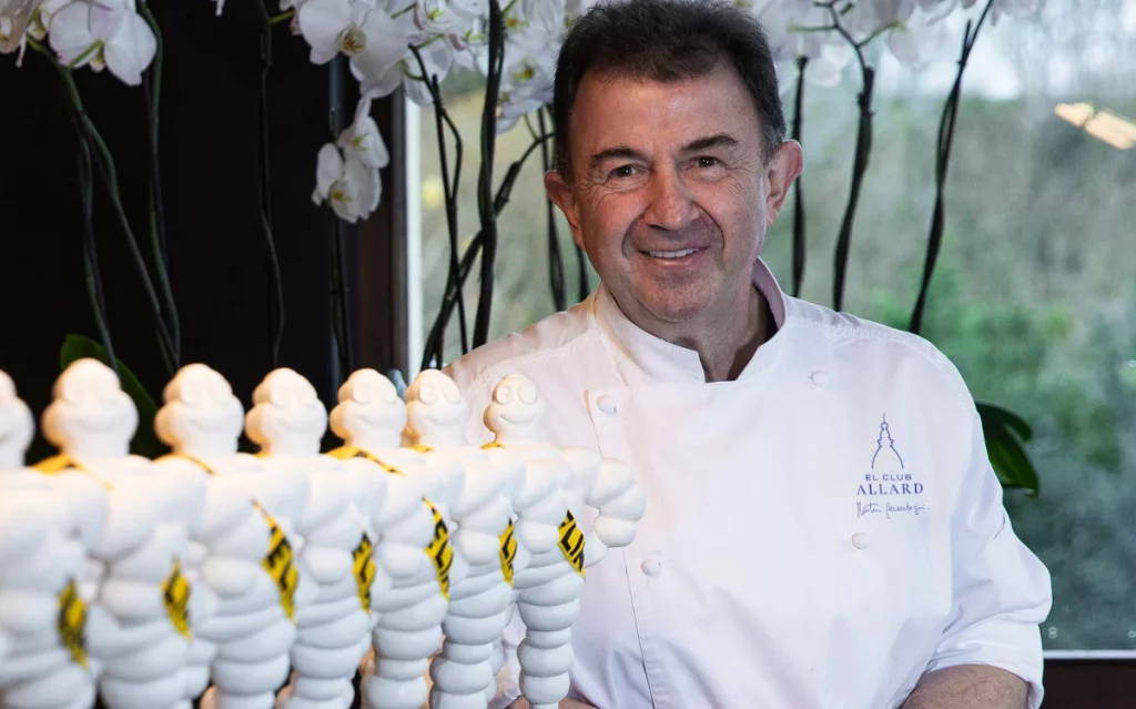 Martín Berasategui, el chef con numerosas estrellas Michelín