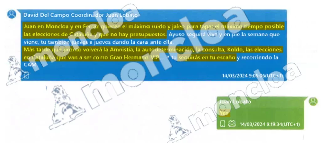 La reflexión de David del Campo a Lobato para alejarse de la guerra entre Ferraz y Ayuso