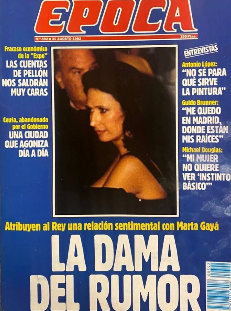 portada revista epoca la dama del rumor marta gaya Moncloa