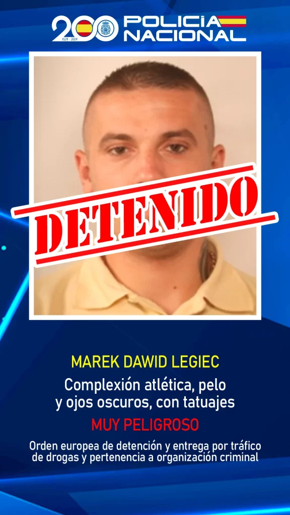 9. Fugitivo Marek Dawid DETENIDO Moncloa