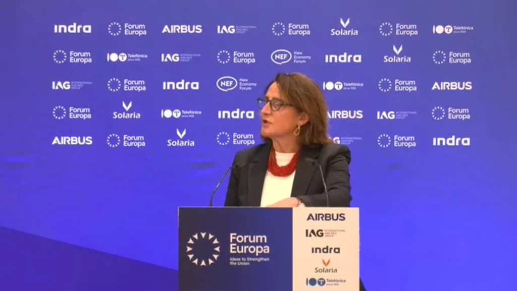 Teresa Ribera, vicepresidenta de la Comisión Europea y exministra de Transición Ecológica