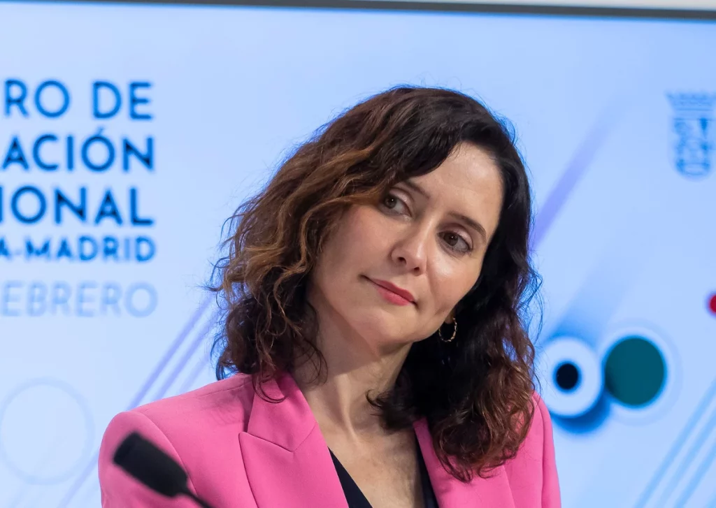 La presidenta de la comunidad de Madrid, Isabel Díaz Aysuso carga contra la condonación de la deuda a Cataluña. Fuente: Agencias