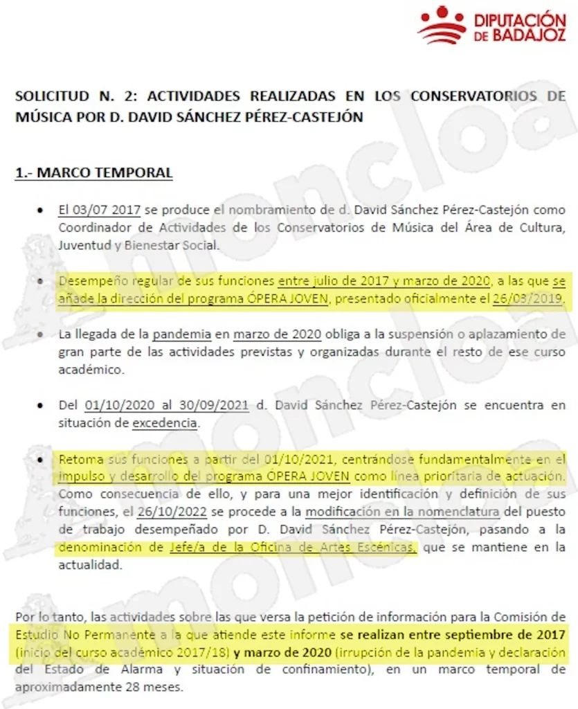 informe cadanlija Moncloa