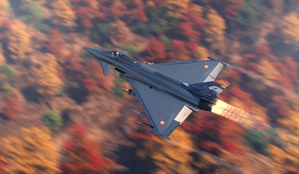 Avión Eurofighter de Airbus (Fuente: Agencias)