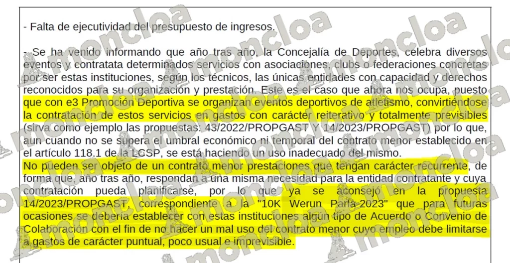 Uno de los contratos menores de Parla bajo la lupa ahora de una denuncia de Miguel Ángel Galán | Fuente: MONCLOA.COM